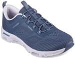 Skechers Glide-Step GRAFITY Damen Sneakers Vegan 104601 SLT Blau, Schuhgr&ouml;&szlig;e:38 EU