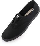 Keds Champion Damen-Sneaker aus Bio-Baumwolle, Schwarz, 36 EU