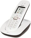 Gigaset Dune CL540 Dect-Schnurlostelefon, perlmutt-wei&szlig;/braun