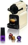 NESPRESSO DE&rsquo;LONGHI Inissia Creme Wei&szlig; Original Kapselmaschine EN80.CW 