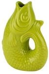Gift Company Monsieur Carafon, Fisch, Vase, XS, Lime, 0,2 Liter, 9,5x13x6cm