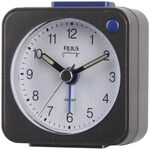 Filius 0524-4 Wecker ohne Ticken Kleinformat 5,5 x 5,5 cm Grau