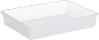 Rotho Linus Aufbewahrungsschale A4, Kunststoff (PP) BPA-frei, transparent, A4 (34.5 x