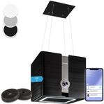 Klarstein Futurelight Smart Dunstabzugshaube freih&auml;ngend - Abzugshaube Umluft...