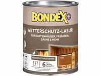 Bondex Wetterschutz Lasur Teak 0,75 L für 9 m² | Tropf- und Spritzgehemmt 