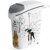 Curver PetLife Futter-Container 10 kg / 23L Trockenfutterbeh&auml;lter f&uuml;r Hunde