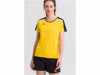 ERIMA Damen T-shirt T-Shirt, gelb/schwarz/weiß, 44, 1081838