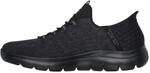Skechers Herren Summits Key Pace Turnschuhe, Black Mesh, 44 EU