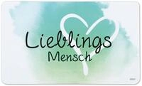 KESPER 31253 Dekor-Fr&uuml;hst&uuml;cksbrettchen Motiv LIEBLINGSMENSCH