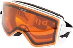 Alpina Sports Narkoja DH Skibrille Kunststoff/Polycarbonat Wei&szlig;-Orange 100%
