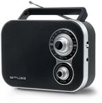 Muse M-051Rtragbares Retro-Radio, UKW und MW, Netz- und Batteriebetrieb,