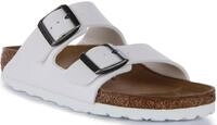Birkenstock Damen Arizona White, Birko Flor FLIP Flops, 41 EU Schmal