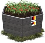 Garantia Ergo Hochbeet XL 75 Stone, inkl. Flora Wassersparsystem - Blumentopf,