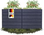 Garantia Ergo Quadro 2 L 75 Hochbeet Wood, inkl. Flora Wassersparsystem -...