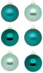 Inge Glas Weihnachtskugeln | Sch&ouml;ne Christbaumkugeln aus Glas | 30 Kugeln in