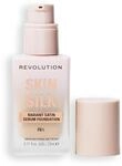 Revolution Skin Silk Serum Foundation, F6N Helle Hautt&ouml;ne | Aufbaubare Deckkraft,
