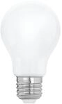 EGLO E27 LED Lampe, Gl&uuml;hbirne Milky, 9 Watt (entspricht 75 Watt), 1055 Lumen,