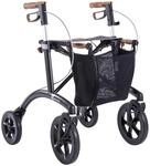 Saljol Allround Alu Rollator, 6,4 kg Leichtgewichtrollator, Sitzh&ouml;he 62 cm, Outdoor