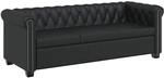 vidaXL Chesterfield Sofa Couch 3-Sitzer Kunstleder Wohnm&ouml;bel B&uuml;rom&ouml;bel...