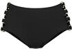 Lascana Damen Highwaist-Bikini-Hose extrahoch geschnitten, mit goldfarbenen