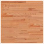 vidaXL Tischplatte, Quadratisch Holzplatte mit 4 abgerundeten Ecken,...
