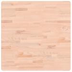 vidaXL Tischplatte 70x70x1,5 cm Quadratisch Massivholz Buche