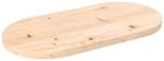vidaXL Tischplatte 70x35x2,5 cm Massivholz Kiefer Oval