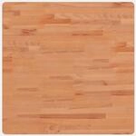 vidaXL Tischplatte, Quadratisch Holzplatte mit 4 abgerundeten Ecken,...