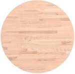 vidaXL Tischplatte, Holzplatte Holztischplatte Rund, Ersatzplatte Platte f&uuml;r