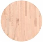 vidaXL Tischplatte, Holzplatte Holztischplatte Rund, Ersatzplatte Platte f&uuml;r