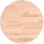vidaXL Tischplatte, Holzplatte Holztischplatte Rund, Ersatzplatte Platte f&uuml;r