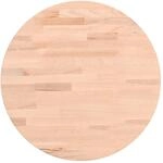 vidaXL Tischplatte, Holzplatte Holztischplatte Rund, Ersatzplatte Platte f&uuml;r