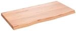 vidaXL Tischplatte, Schreibtischplatte mit Naturkante, Holztischplatte f&uuml;r Esstische