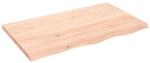 vidaXL Tischplatte, Schreibtischplatte mit Naturkante, Holztischplatte f&uuml;r...