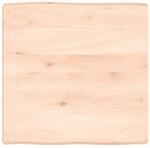 vidaXL Tischplatte 60x60x(2-6) cm Massivholz Unbehandelt Baumkante