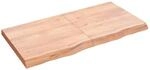 vidaXL Tischplatte, Schreibtischplatte mit Naturkante, Holztischplatte f&uuml;r...