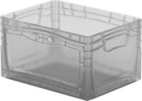 Surplus Systems Eurobox Door 40 x 30 x 22 cm, 20 L, transparent Boxen, K&ouml;rbchen &