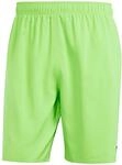 Adidas Herren Solid CLX Classic-Length Swim Shorts, Lucid Lime/White, S