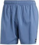 Adidas Herren Solid CLX Short-Length Swim Shorts, Preloved Ink/White, L