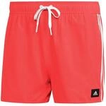 adidas Herren 3-Stripes CLX Very-Short-Length Swim Shorts, App Solar Red, XS