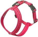 Hurtta Casual Y-Geschirr ECO Komfortables nachhaltiges Hundegeschirr (Ruby, 80-90 cm)