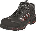 ruNNex Sicherheitshochschuhe LightStar leichte Schn&uuml;rstiefel Gr&ouml;&szlig;e 44, schwarz,
