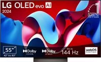 LG OLED55C47LA TV 55" (139 cm) OLED evo Fernseher (α9 Gen7 4K AI-Prozessor, webOS LG OLED55C47LA TV 55" (139 cm) OLED evo Fernseher (α9 Gen7 4K AI-Prozessor, webOS