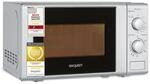 Exquisit Mikrowelle mit Grill 20 L - 700 W/1000 W, Silber