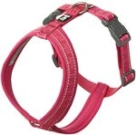 Hurtta Casual Y-Geschirr ECO Komfortables nachhaltiges Hundegeschirr (Ruby, 45-55 cm)