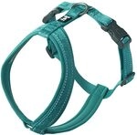 Hurtta Casual Y-Geschirr ECO Komfortables nachhaltiges Hundegeschirr (Peacock, 35-45