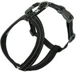Hurtta Casual Y-Geschirr ECO Komfortables nachhaltiges Hundegeschirr (Raven, 90-100