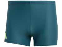 adidas Men's Solid Swim Boxers Badehose, Legend Ivy/Green Spark, 30