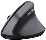Trust Optico kabellose ergonomische Maus Bayo II, Schwarz