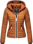 Navahoo Damen Jacke Steppjacke &Uuml;bergangsjacke gesteppt Herbst Kapuze B811